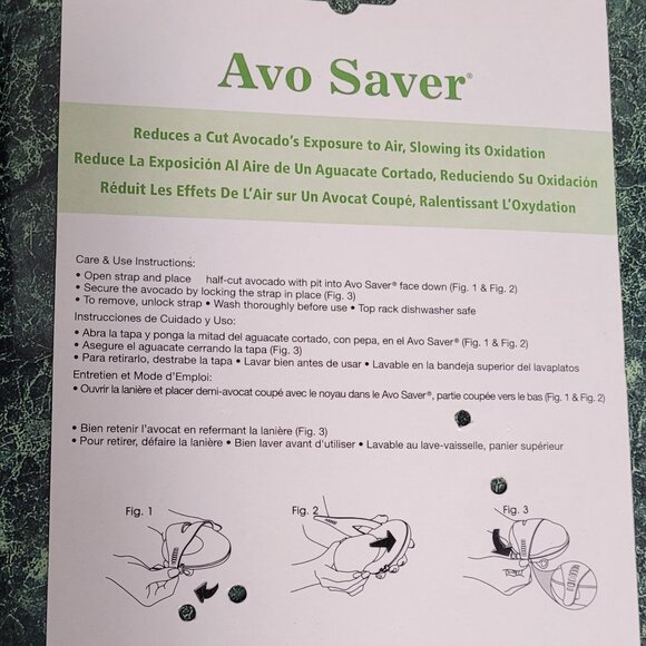 3-in-1 Avocado Slicer Oxo 3 in 1 Avocado Slicer, Avo Saver, Avocado Container NWOT